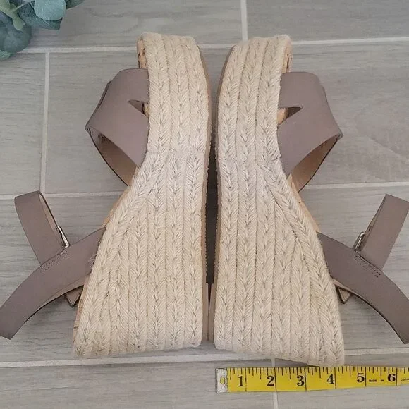 NIB Sam Edelman Maura Espadrille Wedge Sandal size 10.5 - Picture 6 of 13